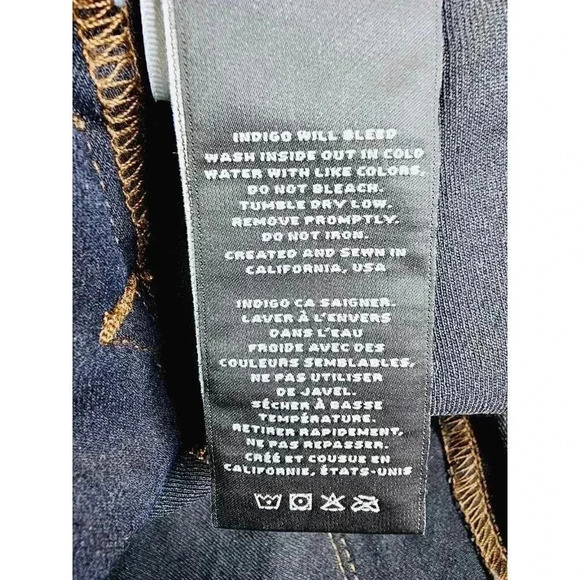 J Brand size 25X29 Mama J Skinny Leg Ink Under Belly Inset Panel Maternity Jeans - Picture 13 of 16